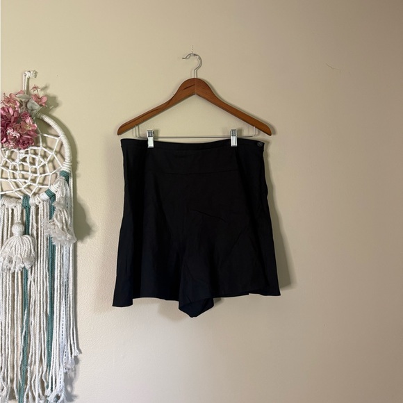 Vince Linen Blend Shorts Black Size 14 - Picture 1 of 6